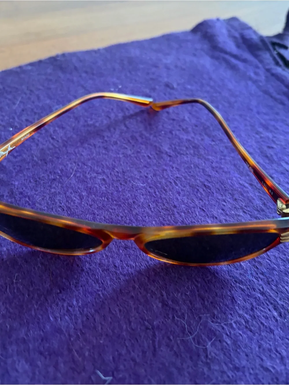 Vintage Thierry Mugler Tortoiseshell Oval Sunglasses - cat eye